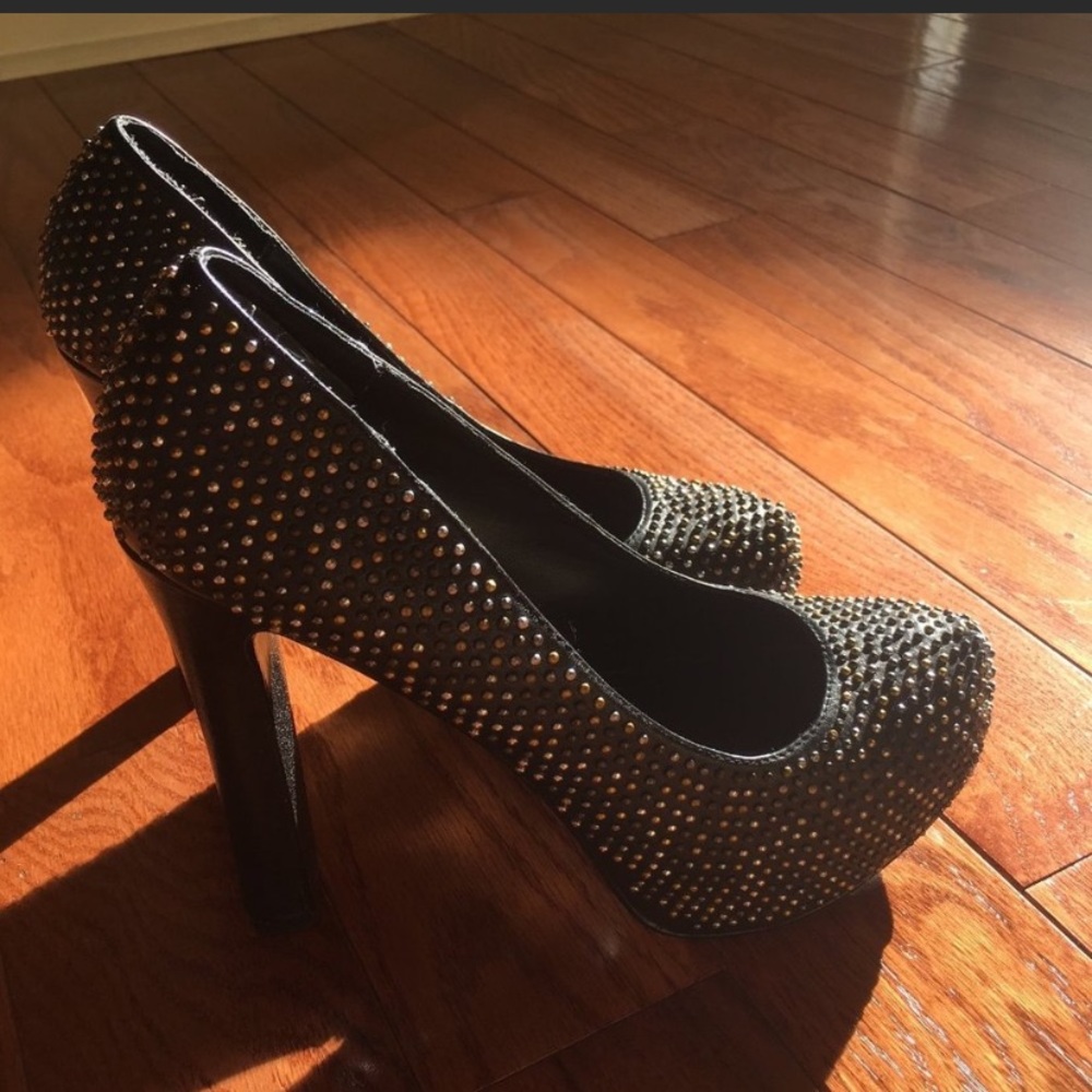 Dolce Vita Brenna Studded Bling Platform Pumps 7.5 - Picture 8 of 8